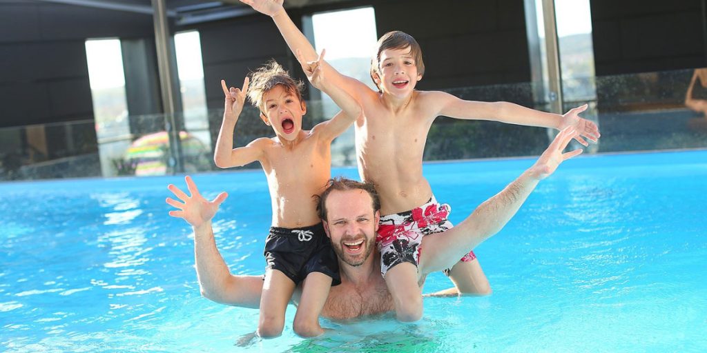 Kids with parents