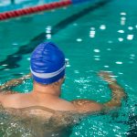 Male swimmer