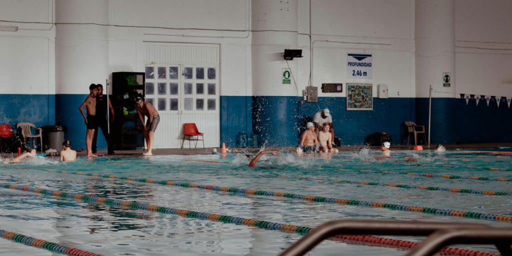 Swim coach